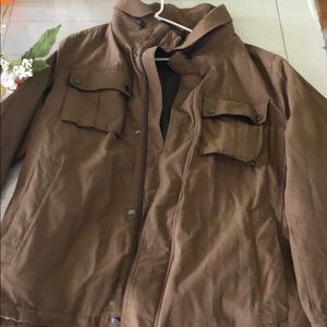 Cole Haan outerwear thick sherpa jacket.